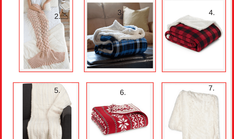 holiday gift guide cozy throw blankets