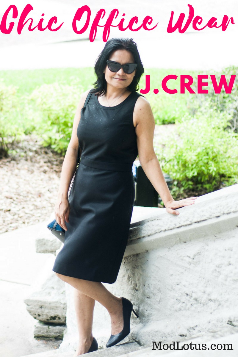 classic black dress j crew Nikon d90 50mm f1.8 lens office wear 